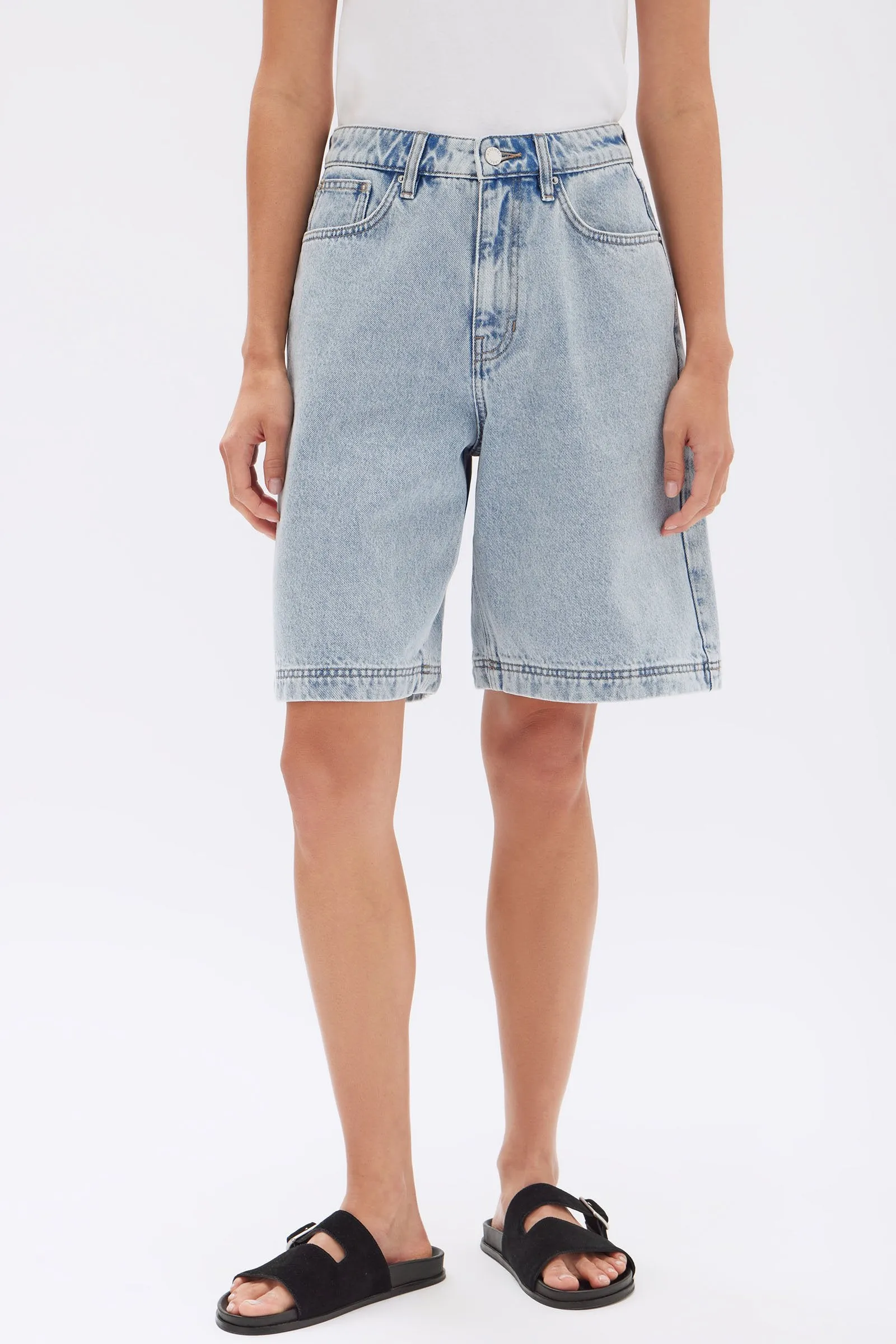Relaxed Denim Short
