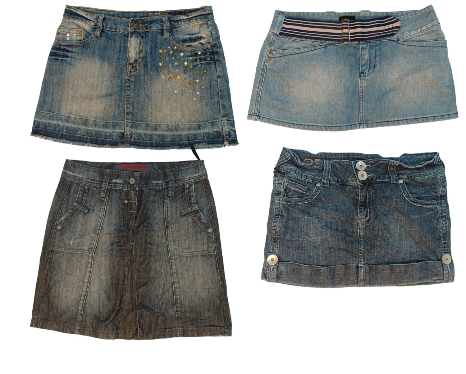 Retro Chic Denim Delight 💥🔥 (S-150)