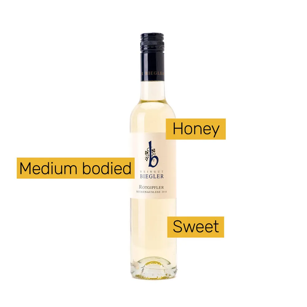 Rotgipfler Beerenauslese, Biegler, Austrian Dessert Wine