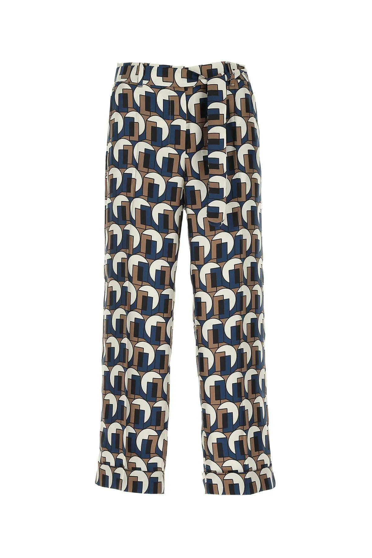 'S Max Mara Printed Wide Leg Trousers