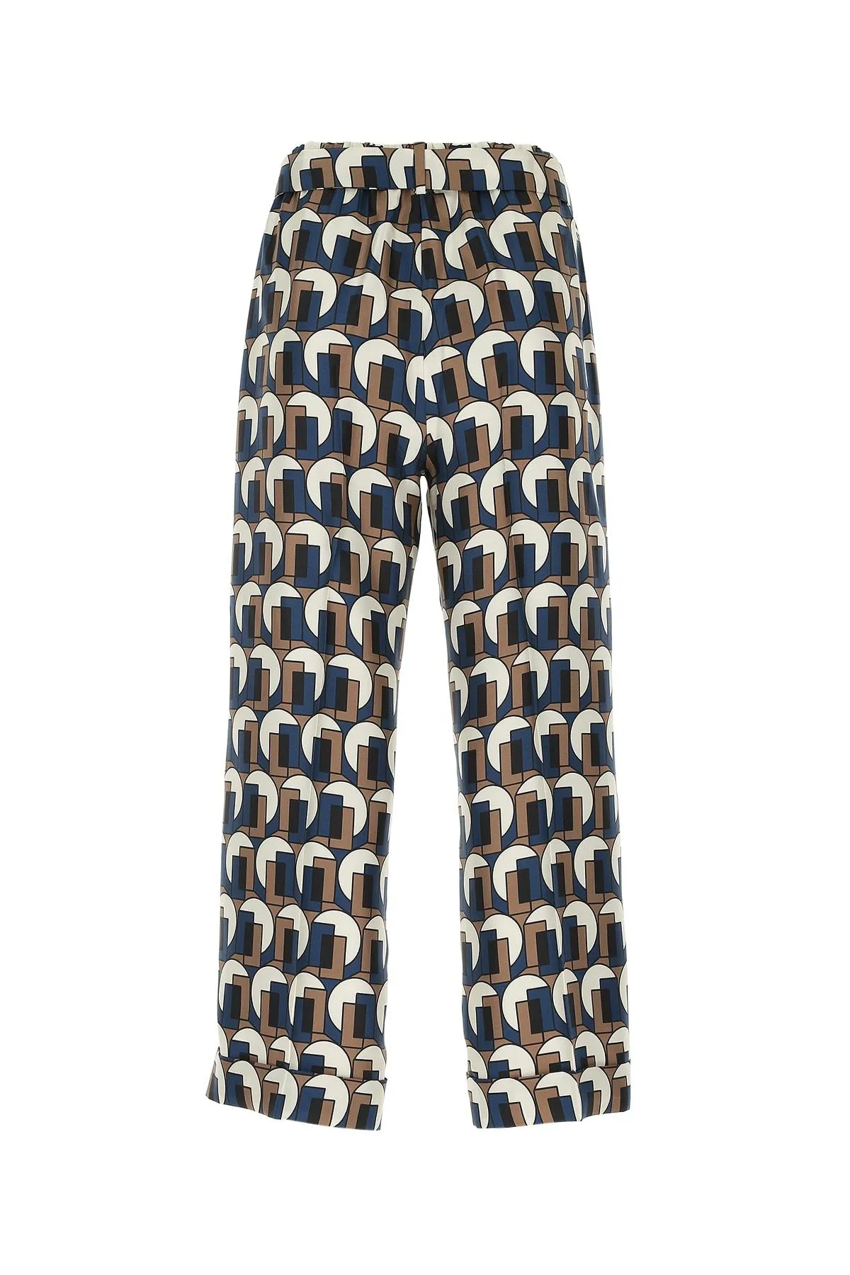 'S Max Mara Printed Wide Leg Trousers