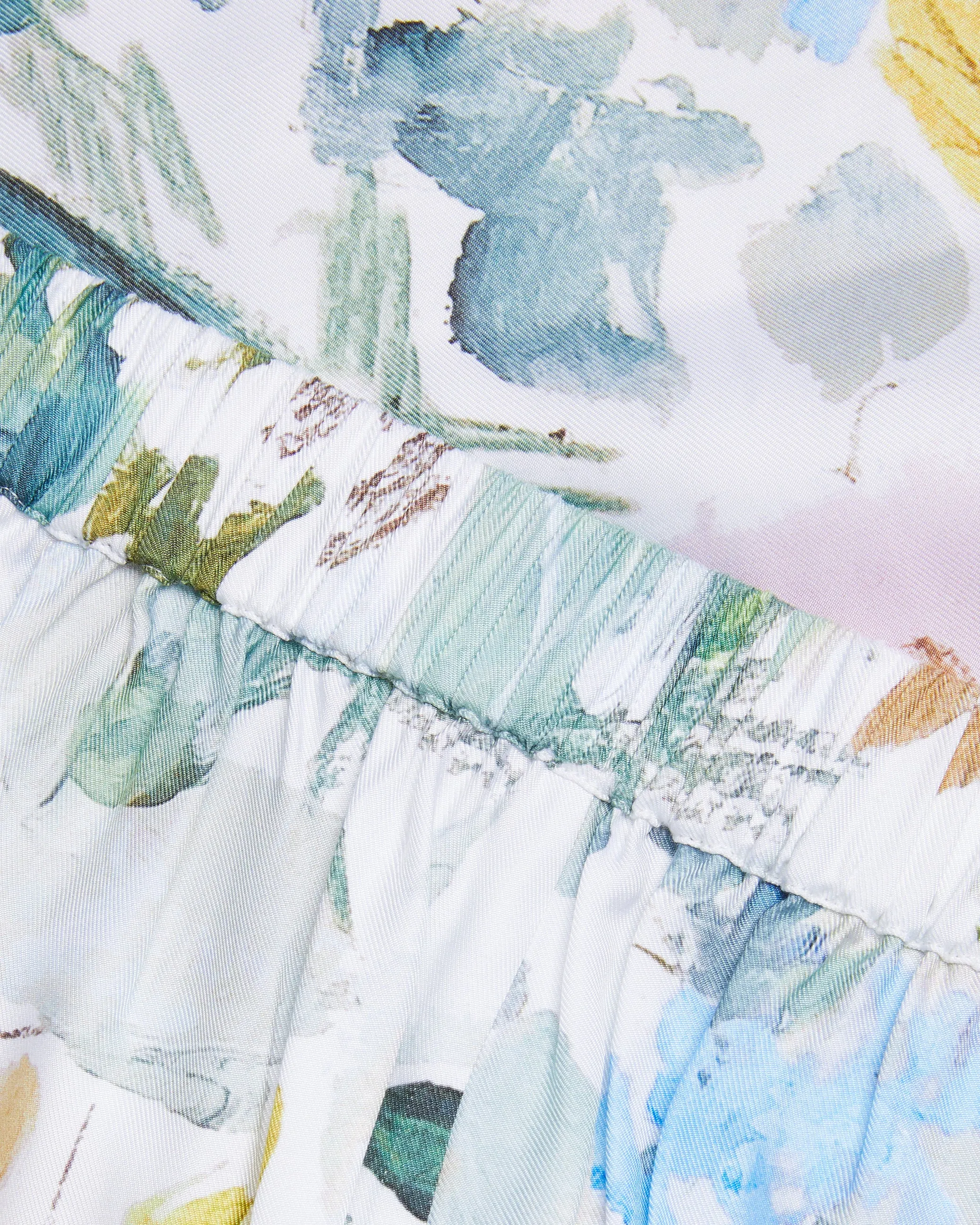 Sarca Printed Wide Leg Trouser Ivory