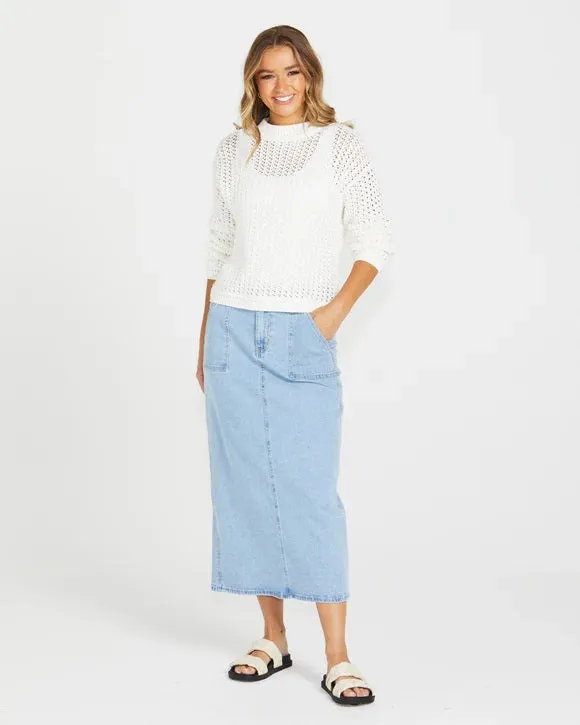 Sass Isella Denim Skirt