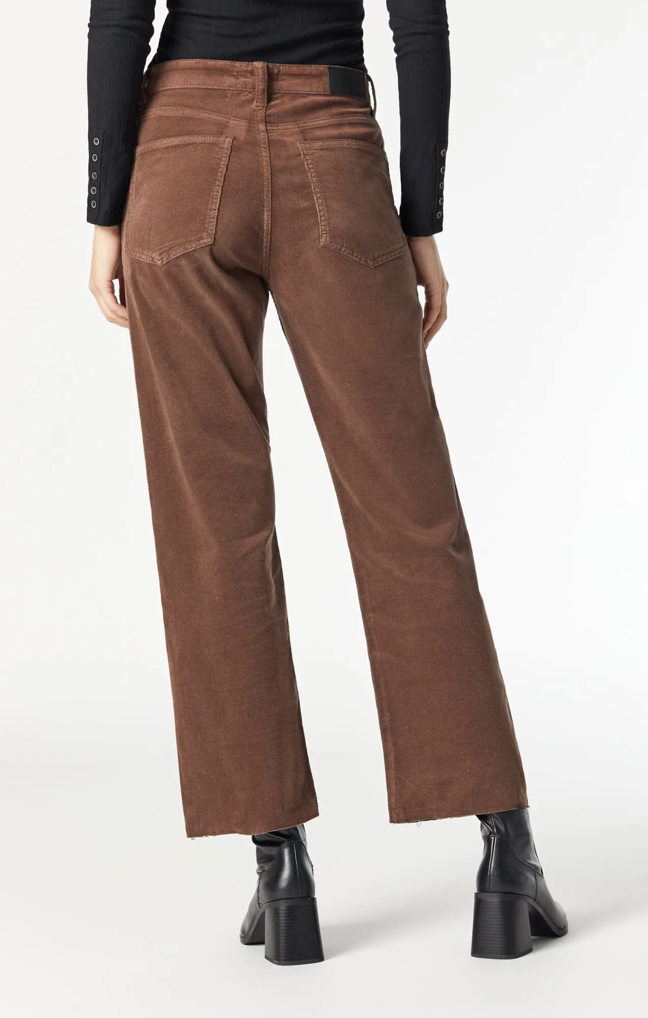 SHELIA FRONT POCKET STRAIGHT IN RAIN DRUM CORD