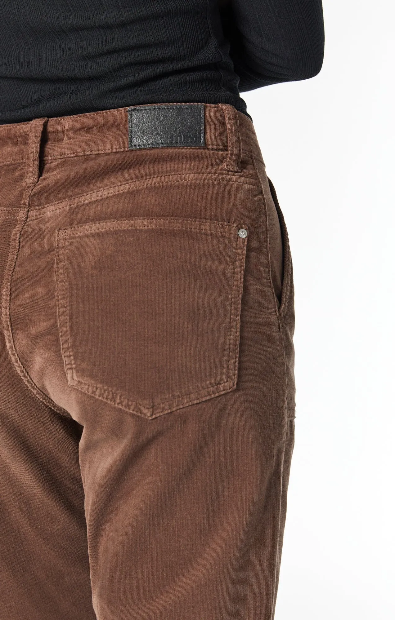 SHELIA FRONT POCKET STRAIGHT IN RAIN DRUM CORD