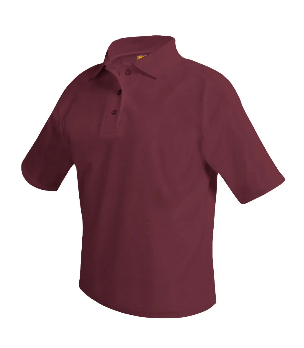 Short Sleeve Polo Shirt - Maroon