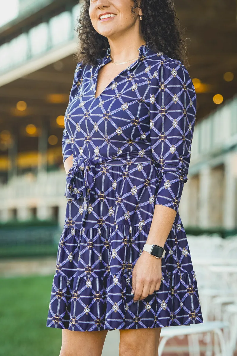 Smith & Quinn Keeneland Women's Jockey Geo Rosemary Dress