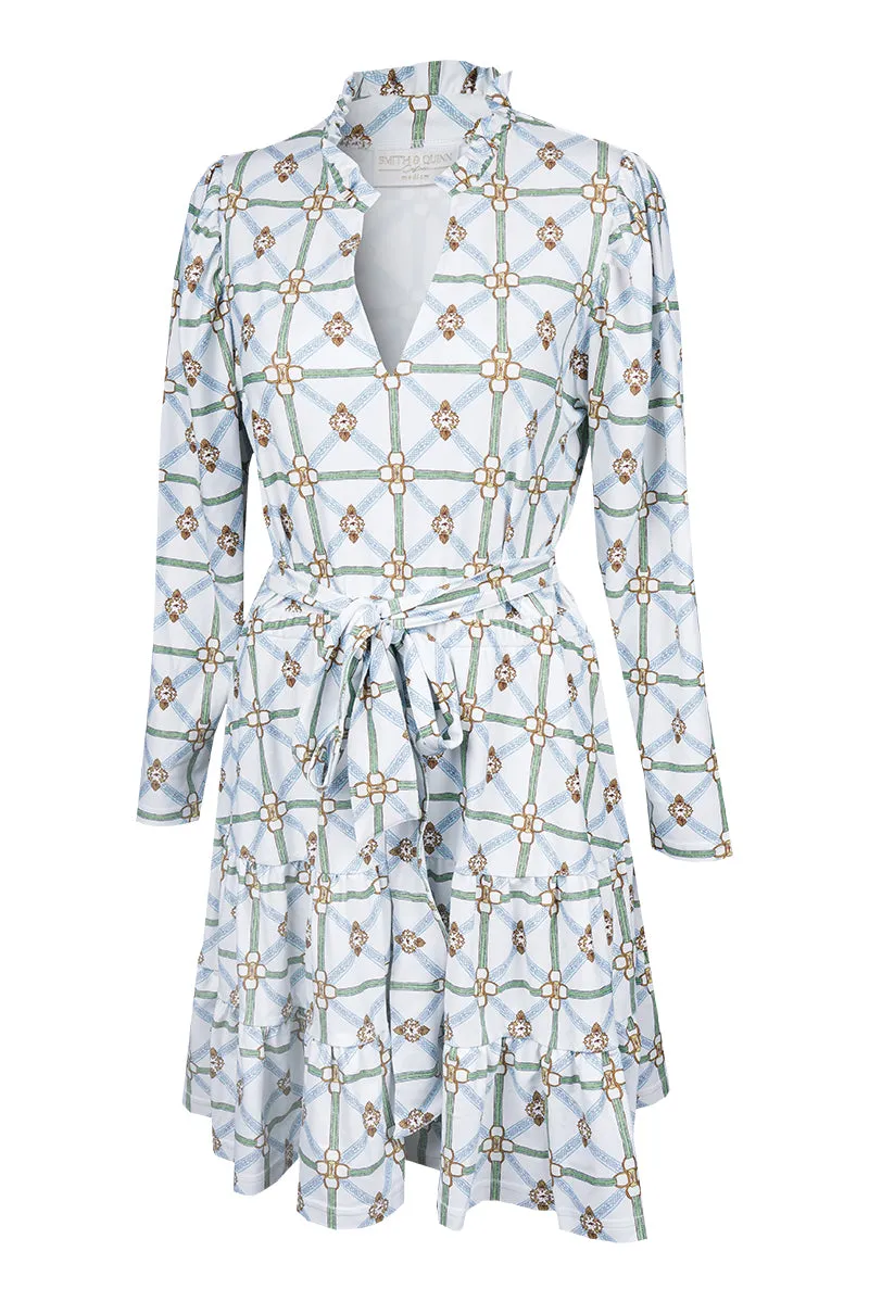 Smith & Quinn Keeneland Women's Jockey Geo Rosemary Dress