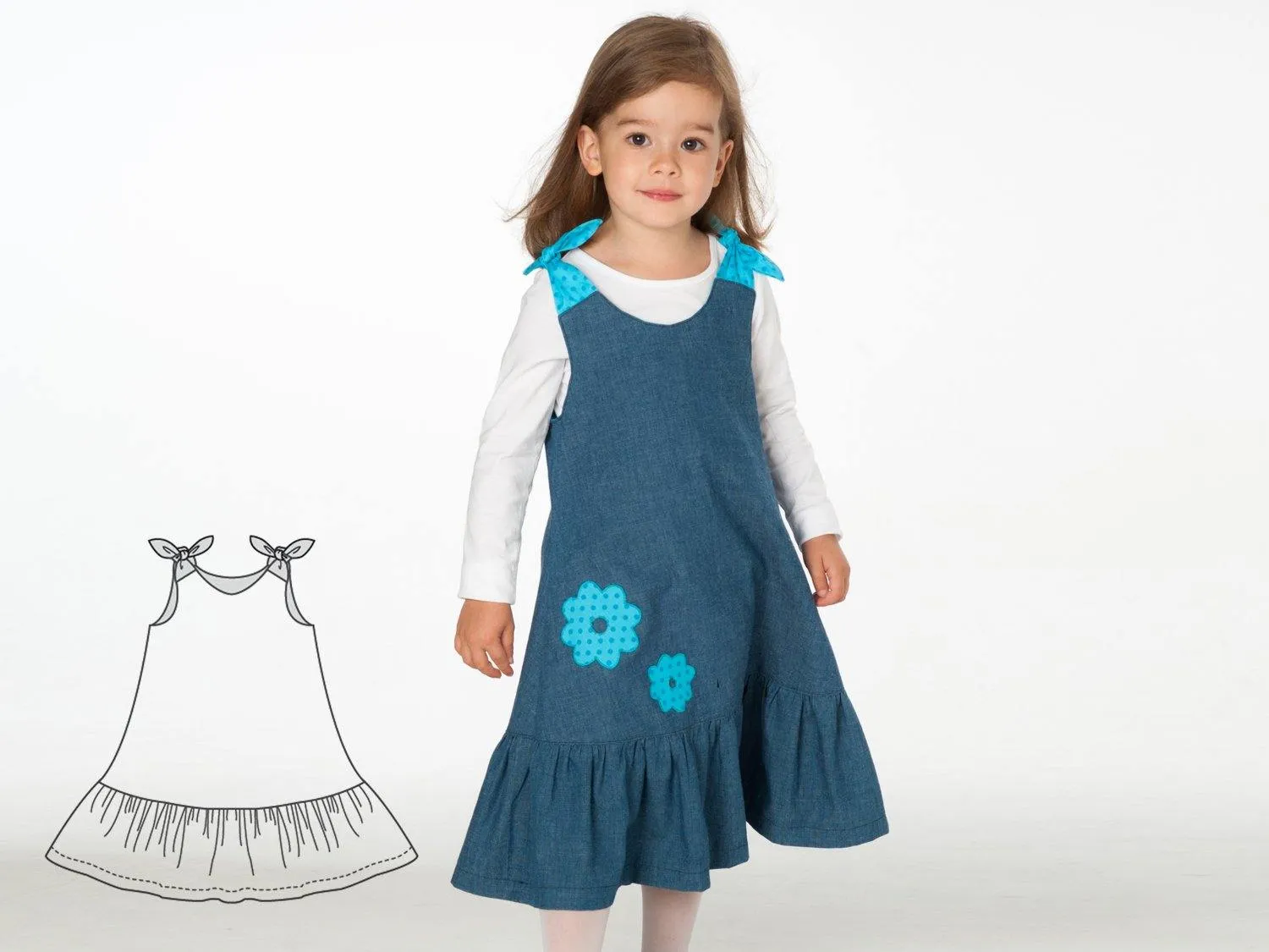 STEFFI   SIENA Baby girls dress sewing pattern ebook pdf