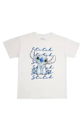 Classic Stitch Graphic Cotton T-Shirt for Casual Wear