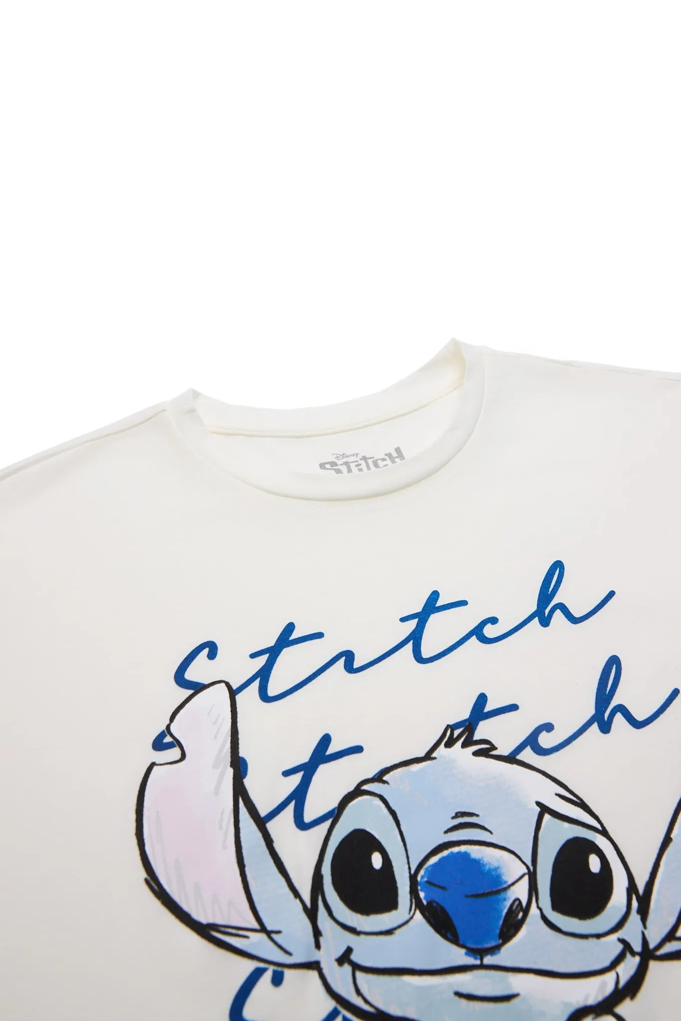Classic Stitch Graphic Cotton T-Shirt for Casual Wear