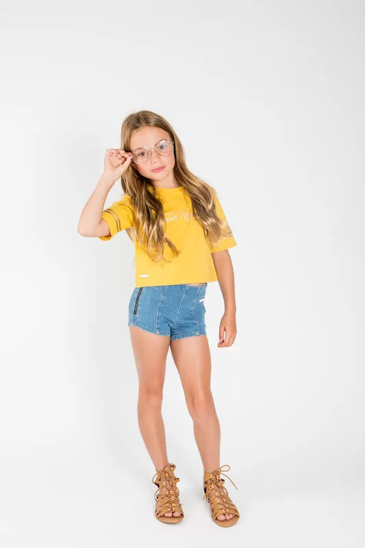 Sudo Daisy Denim Shorts