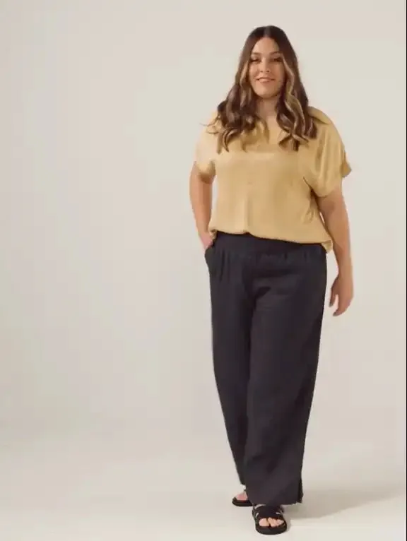 Sundara Linen Pants Desert Sand