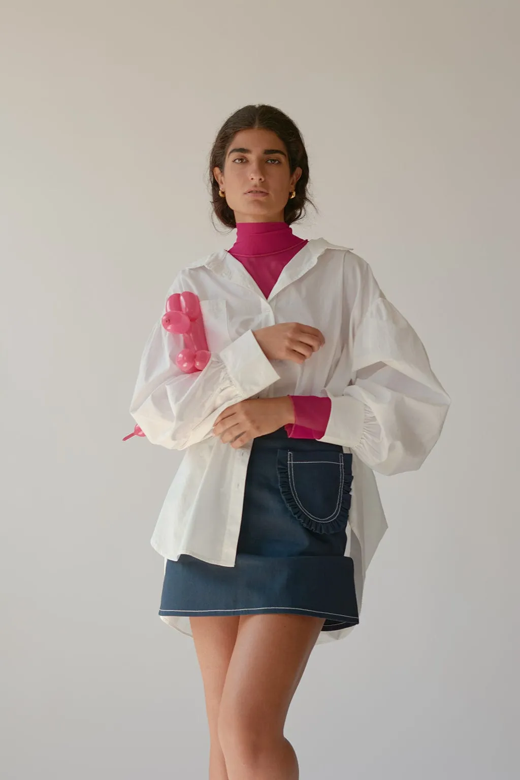 Tate Mini Skirt Navy Twill