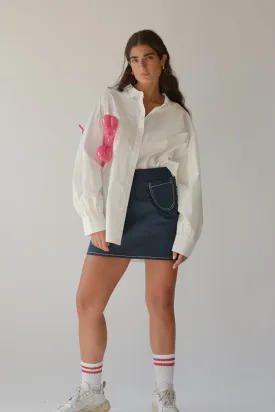 Tate Mini Skirt Navy Twill