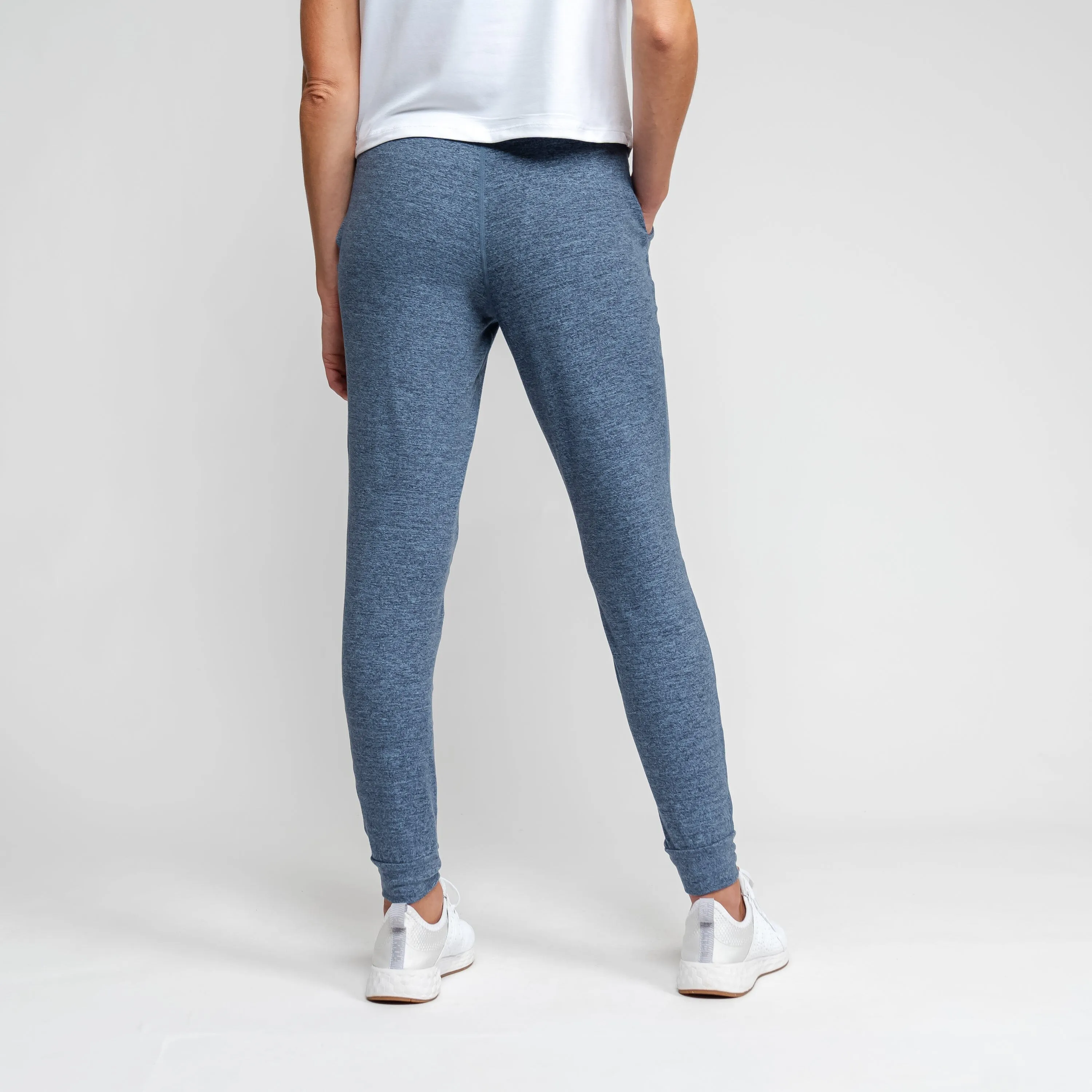 Tempo Performance Jogger | Heather - Zone Blue/Fleet Navy