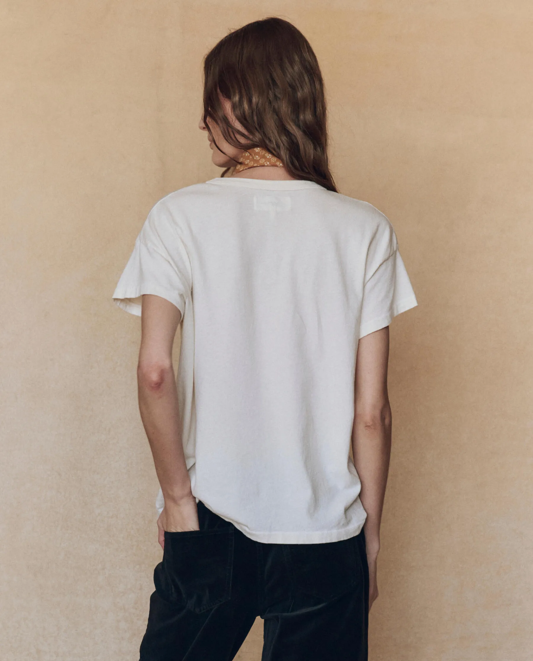 The Boxy Crew. Graphic -- Washed White with Black Bear Graphic