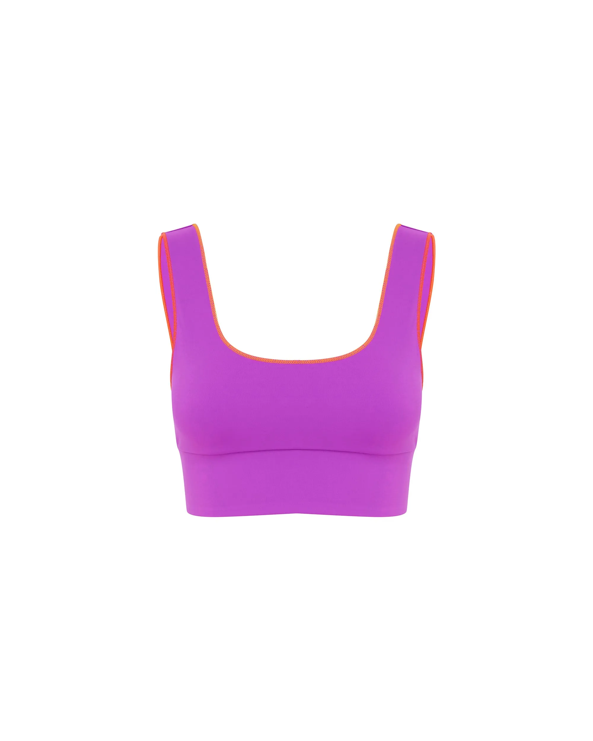 The Contour Crop Top - Poison