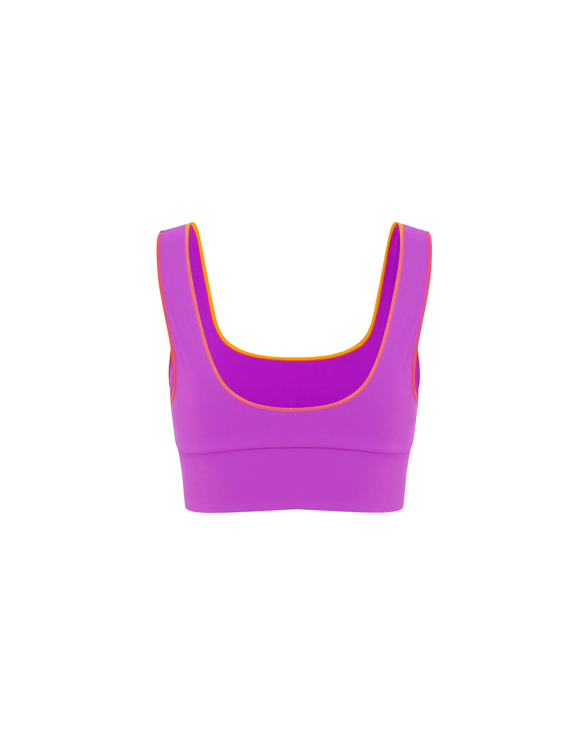 The Contour Crop Top - Poison