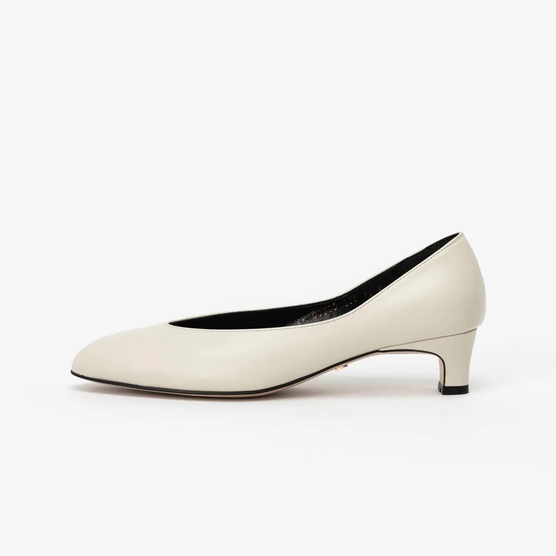 *UK size 2 - LULIA - ivory, 4cm heels