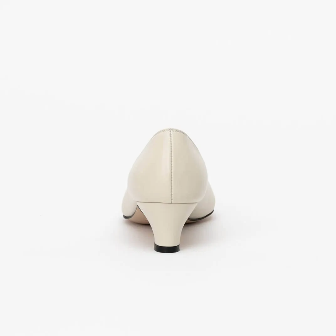 *UK size 2 - LULIA - ivory, 4cm heels
