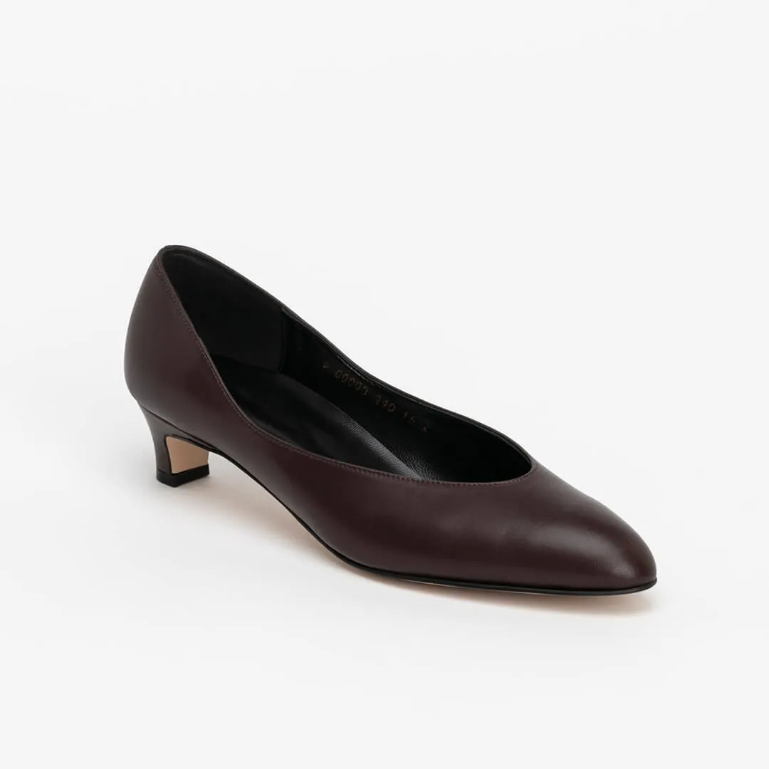 *UK size 2 - LULIA - ivory, 4cm heels