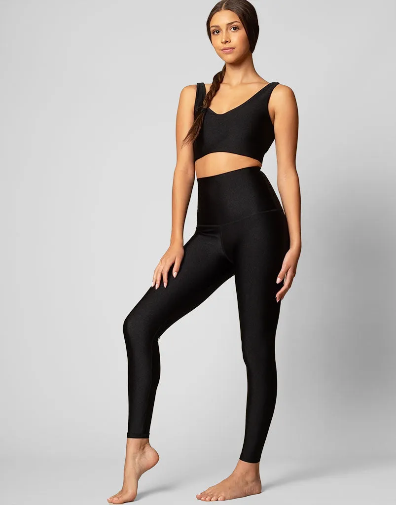 Ultraluxe V Crop Black