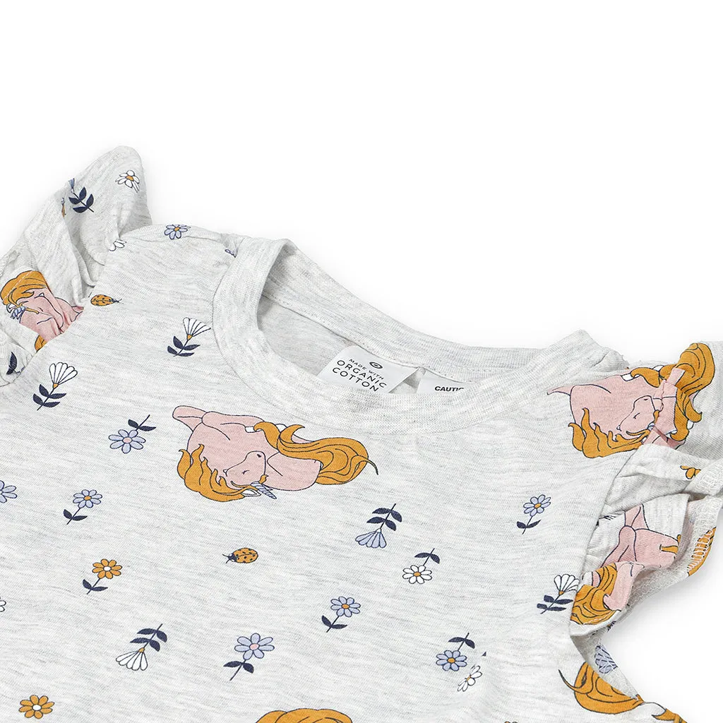 Unicorns & Beetles-USA Girls Top