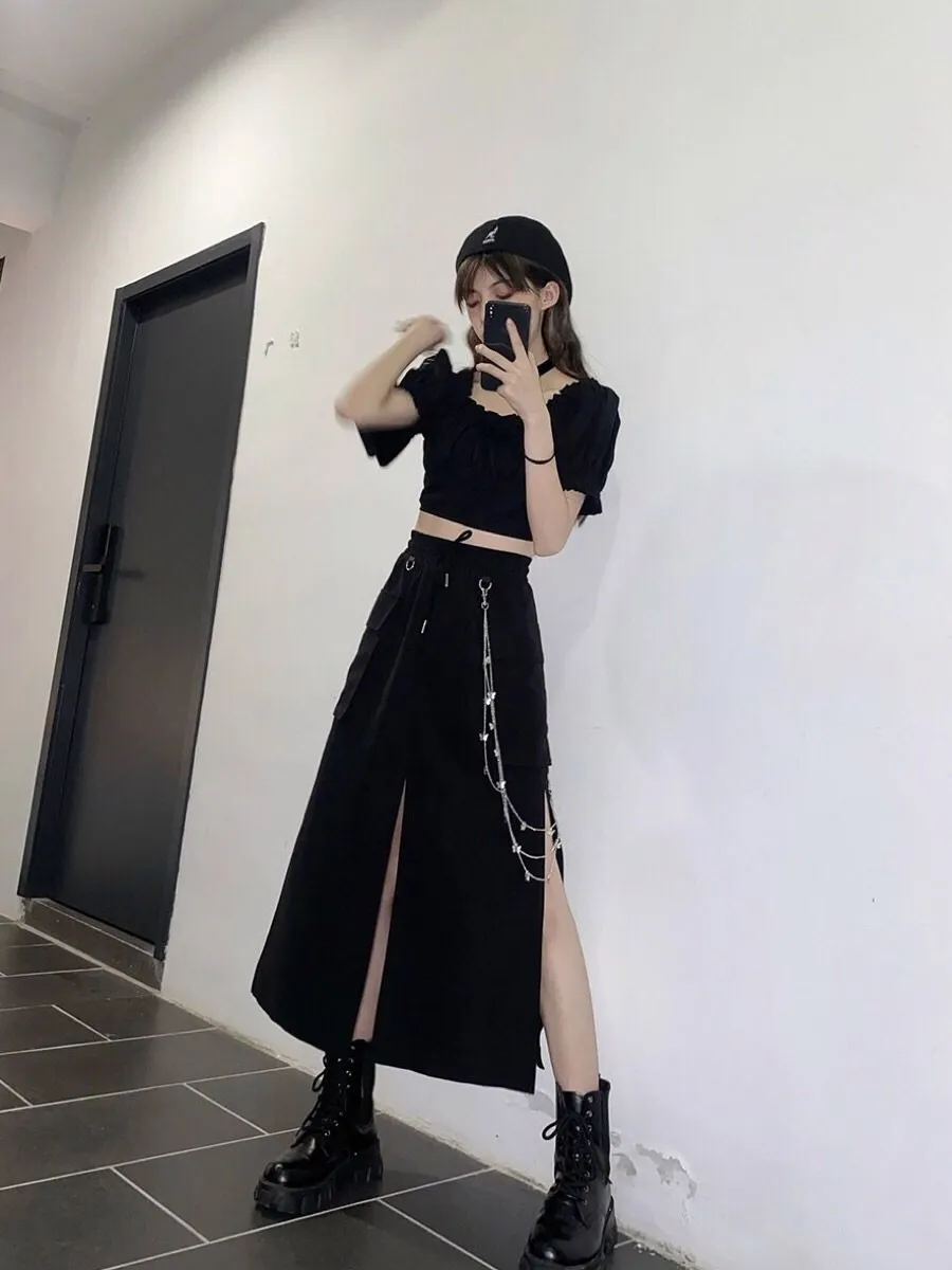 Chic Untamed Split Maxi Skirt