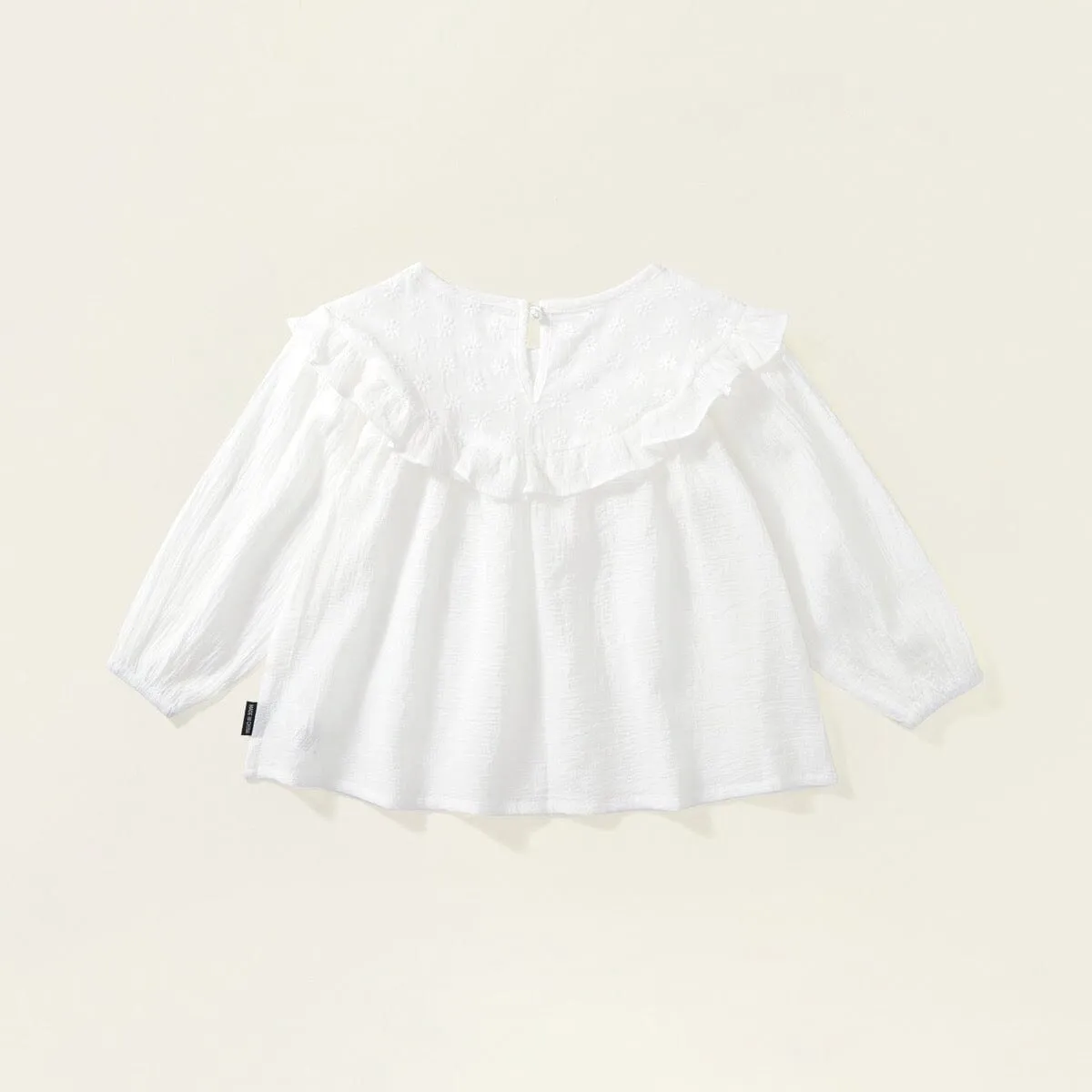 Valeria Embroidery Long Sleeves Lace Top