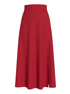 VIZUGI Long Skirt - Tomato
