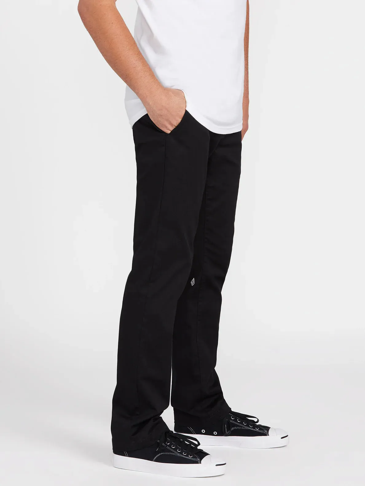 Volcom Men's Frickin Modern Stretch Trousers Black A1112306-BLK