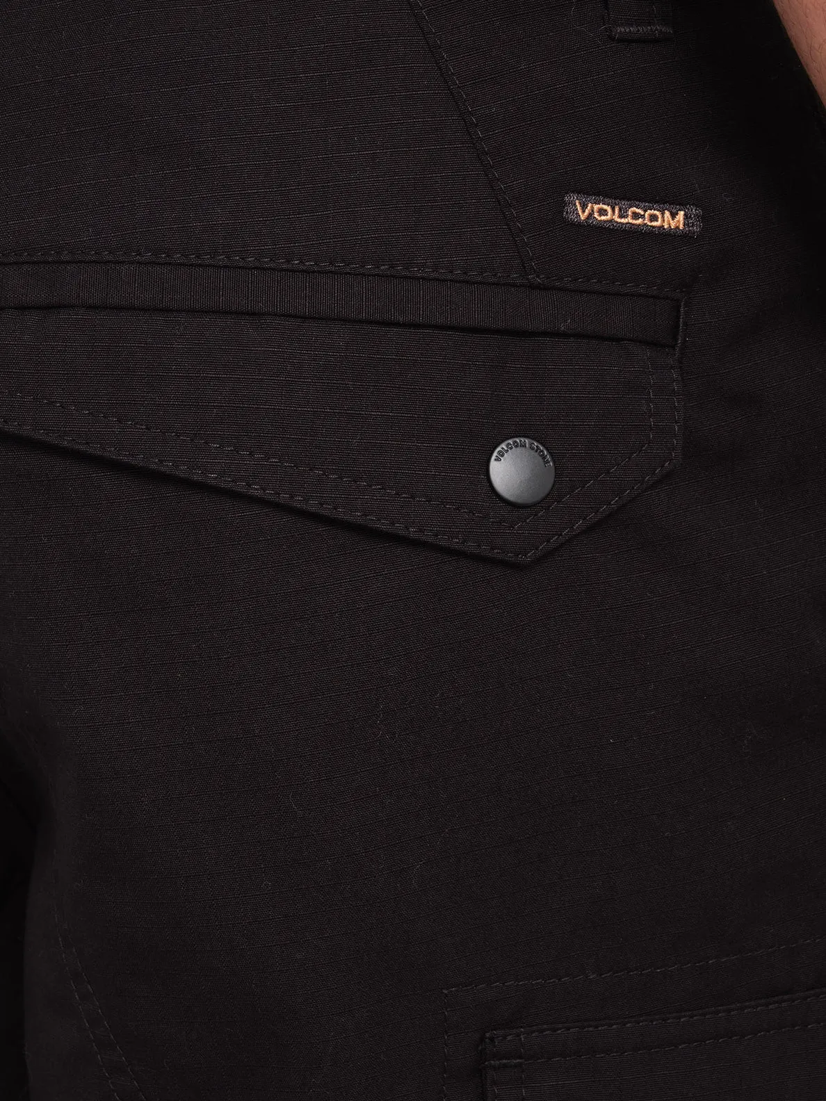 Volcom Men's Strange Tripper Tapered Cargo Black A1132406-BLK