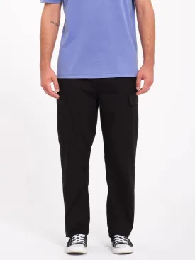 Volcom Men's Strange Tripper Tapered Cargo Black A1132406-BLK