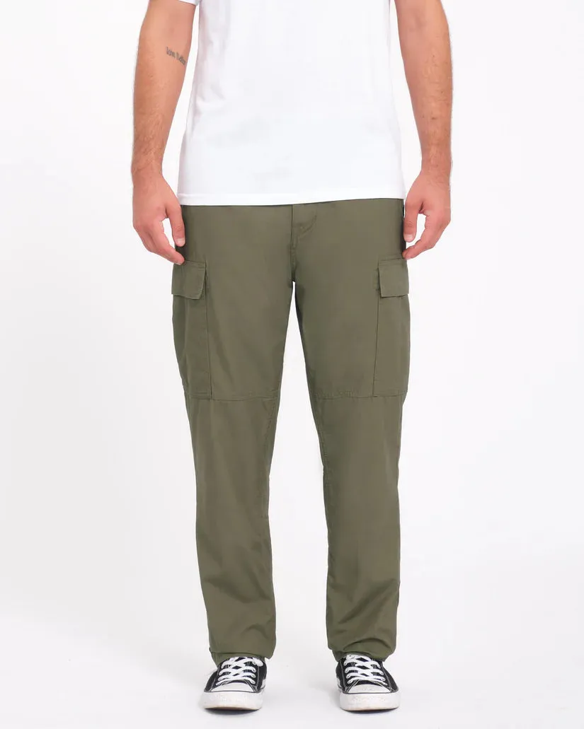 Volcom Men's Strange Tripper Tapered Cargo Wintermoss A1132406-WMS