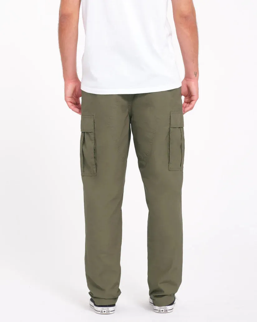 Volcom Men's Strange Tripper Tapered Cargo Wintermoss A1132406-WMS