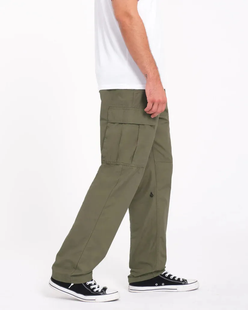 Volcom Men's Strange Tripper Tapered Cargo Wintermoss A1132406-WMS
