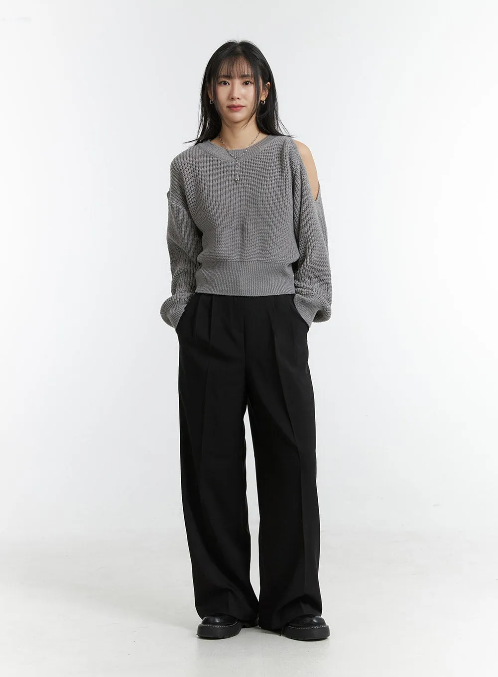 Wide Leg Soft Wide Trousers OD308