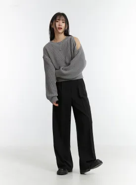 Wide Leg Soft Wide Trousers OD308