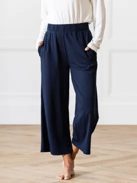 Women's Brushed Bamboo Pull On Capri