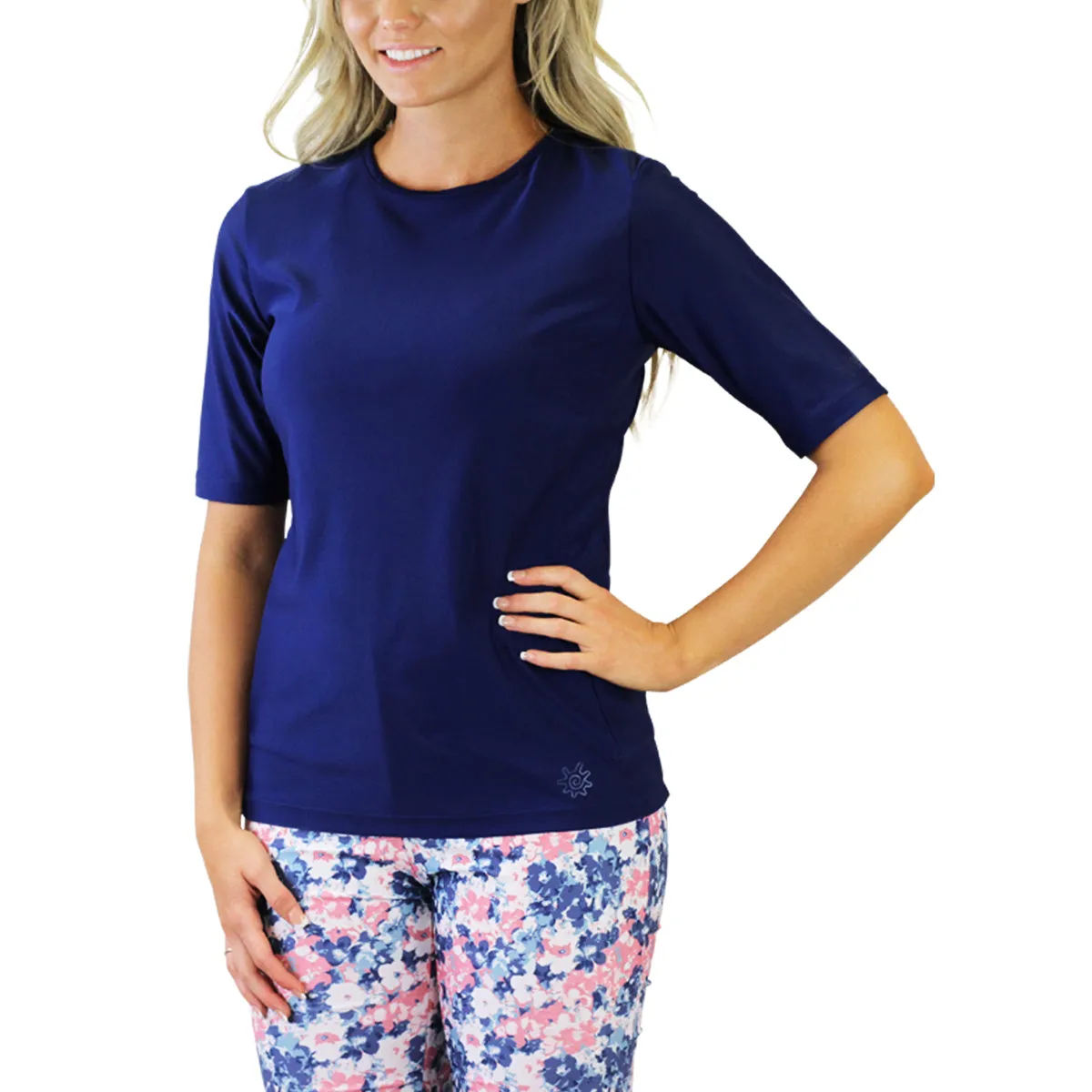 Women's Short Sleeve Crew Sun & Swim Shirt