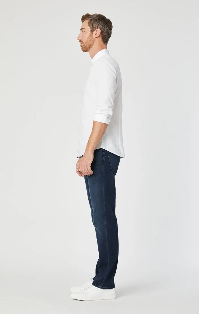 ZACH STRAIGHT LEG IN BLUE BLACK ATHLETIC